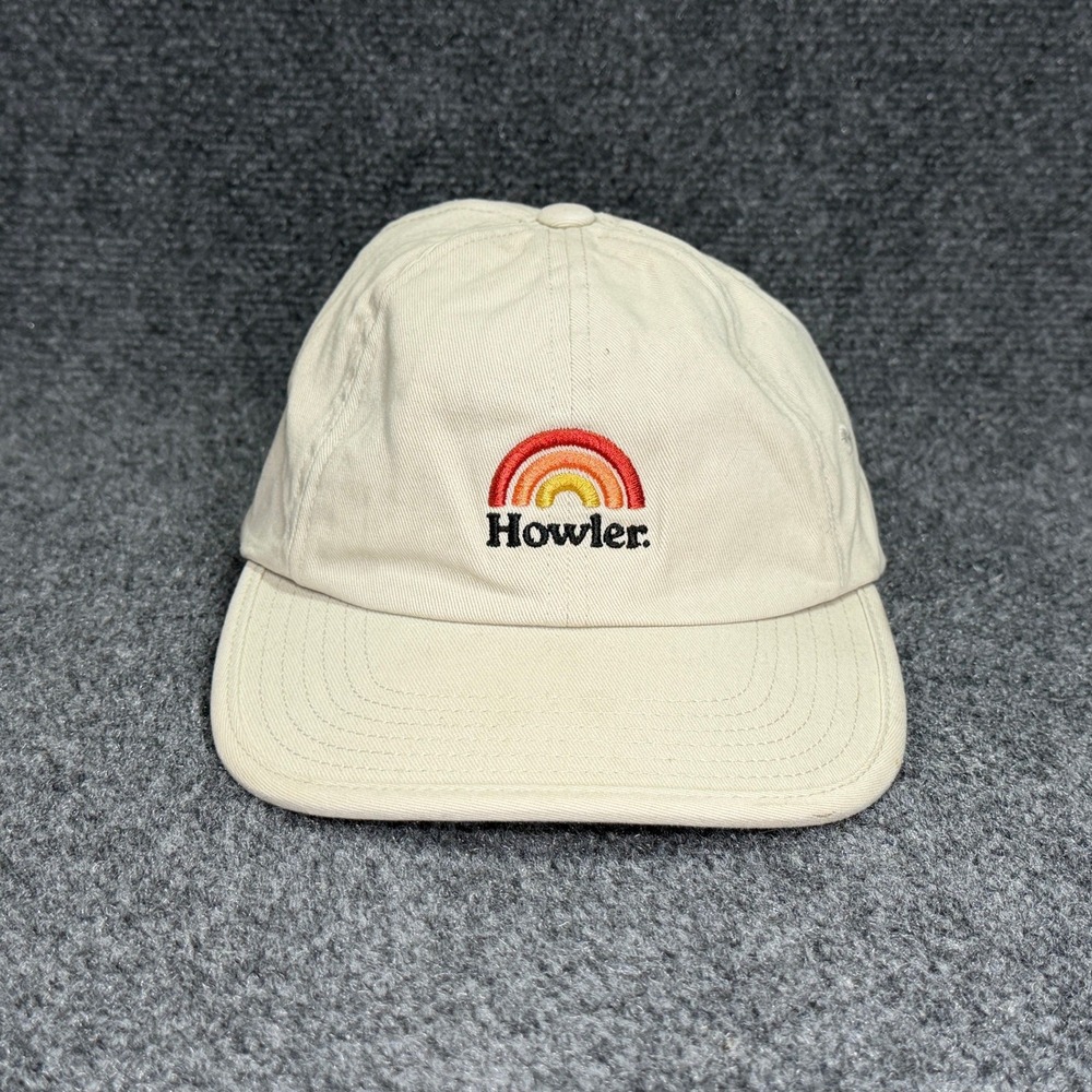 Howler Brothers Hat Men's Cream Orange Yellow Rainbow Classic Casual Cap